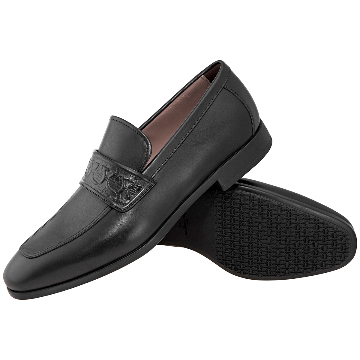 Salvatore Ferragamo Men's Black Riley 