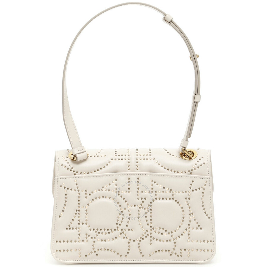 Ferragamo Salvatore Ferragamo Quilted Gancini Flap Studded Shoulder Bag 21H820 716808