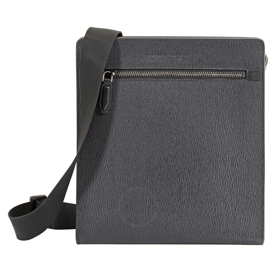 Salvatore Ferragamo Revival Messenger Bag Dark Grey 240482 670635