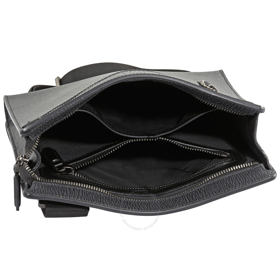 Salvatore Ferragamo Revival Messenger Bag Dark Grey 240482 670635