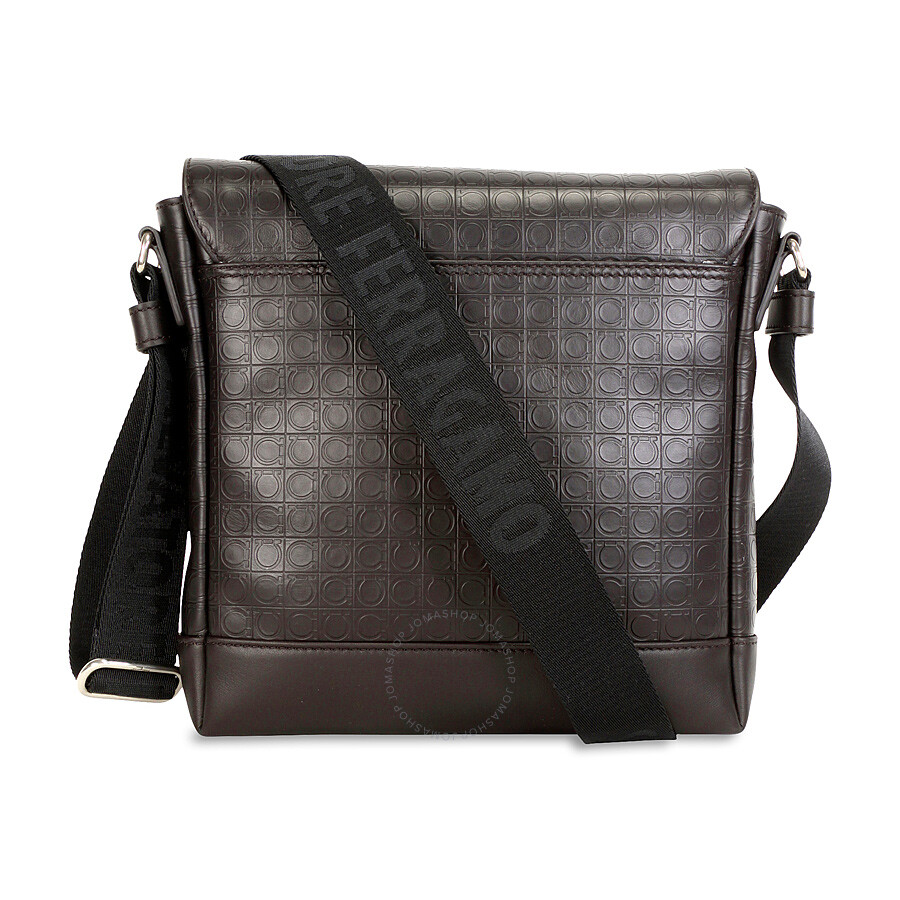 Ferragamo Salvatore Ferragamo Small Men's Messenger Bag Caffe 24