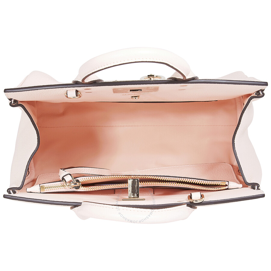 Salvatore Ferragamo The Studio Leather Top Handle Bag Light Pink