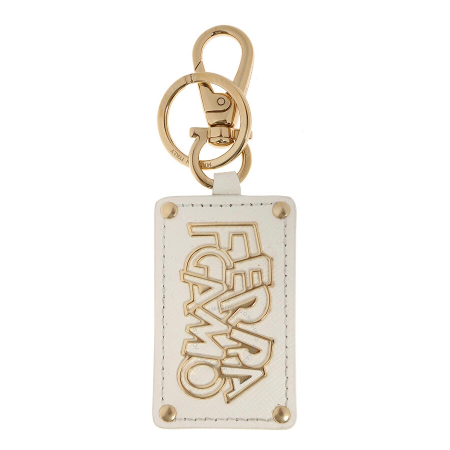 Ferragamo Salvatore Ferragamo White Keyring Charm 22C786 671496