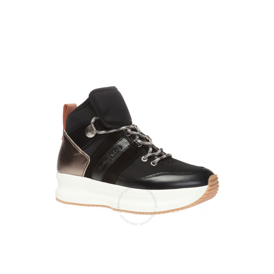 chloe platform sneakers