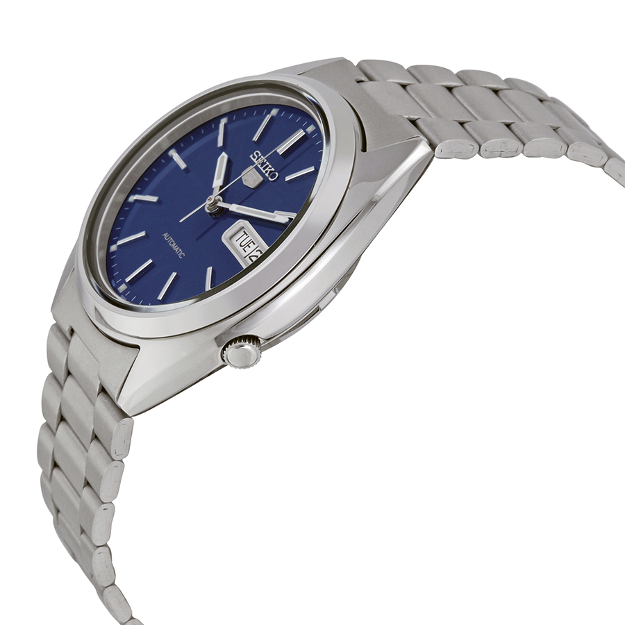 Seiko 5 Automatic Blue Dial Stainless Steel Men's Watch SNXF03 751744816319  - Watches, Seiko 5 - Jomashop