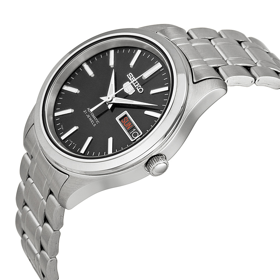 Seiko Black Dial Stainless Steel Men's Watch SNKM47 SNKM47 4954628161932 -  Seiko, Stainless Steel - Jomashop