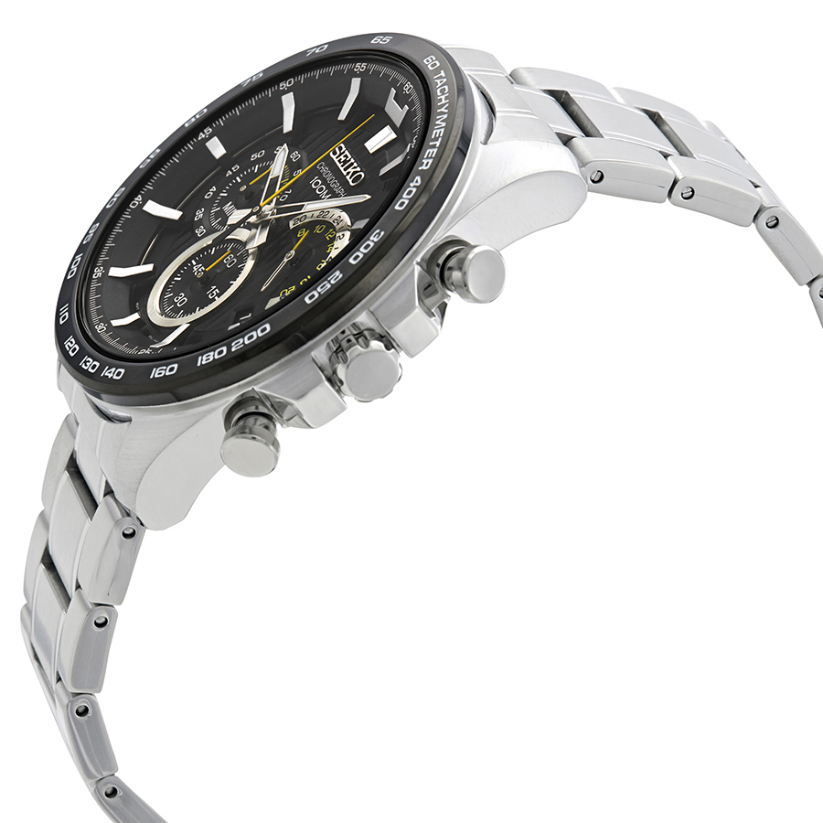 Seiko Chronograph Black Dial Men's Watch SSB303P1 SSB303P1 4954628220356 -  Seiko, Stainless Steel - Jomashop