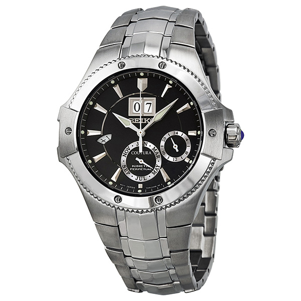 seiko coutura kinetic perpetual black