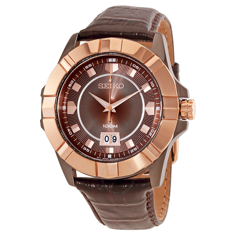 Lord Brown Dial Men's Watch