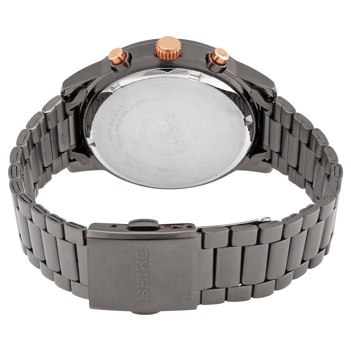 Seiko Matrix Chronograph Quartz Black Dial Unisex Watch SNDW83P1 - Watches,  Chronograph - Jomashop