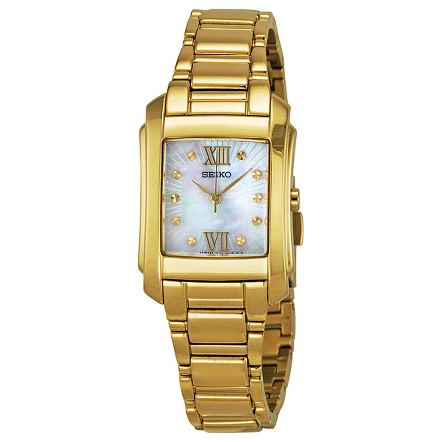 Mother of Pearl Gold-tone Ladies Watch