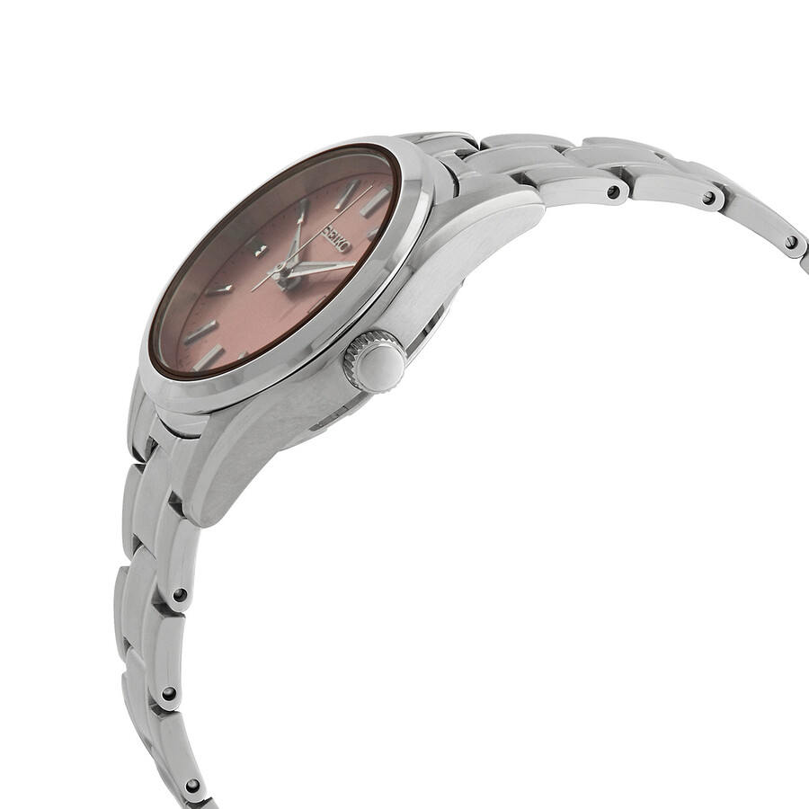 Seiko Quartz Pink Dial Ladies Watch SUR529 4954628247957 Watches, Stainless Steel