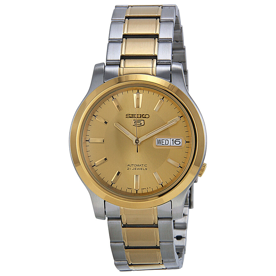 seiko 5 automatic gold