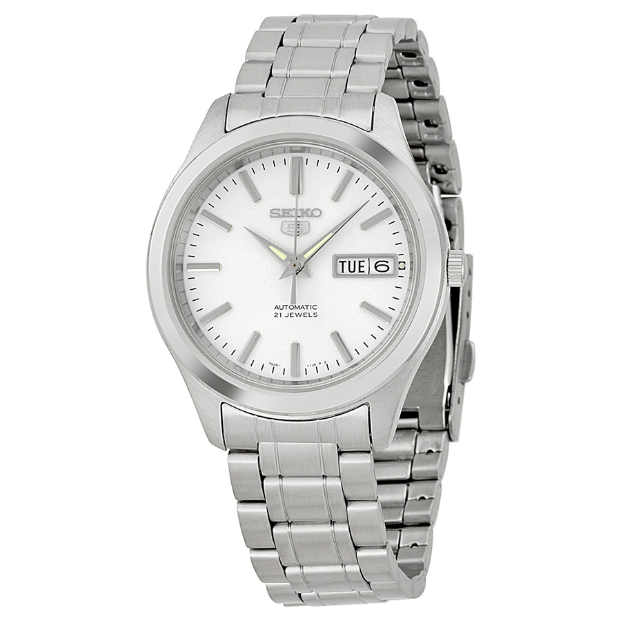 Seiko Silver Dial Stainless Steel Men's Watch SNKM41 SNKM41 4954628161901 -  Seiko, Stainless Steel - Jomashop