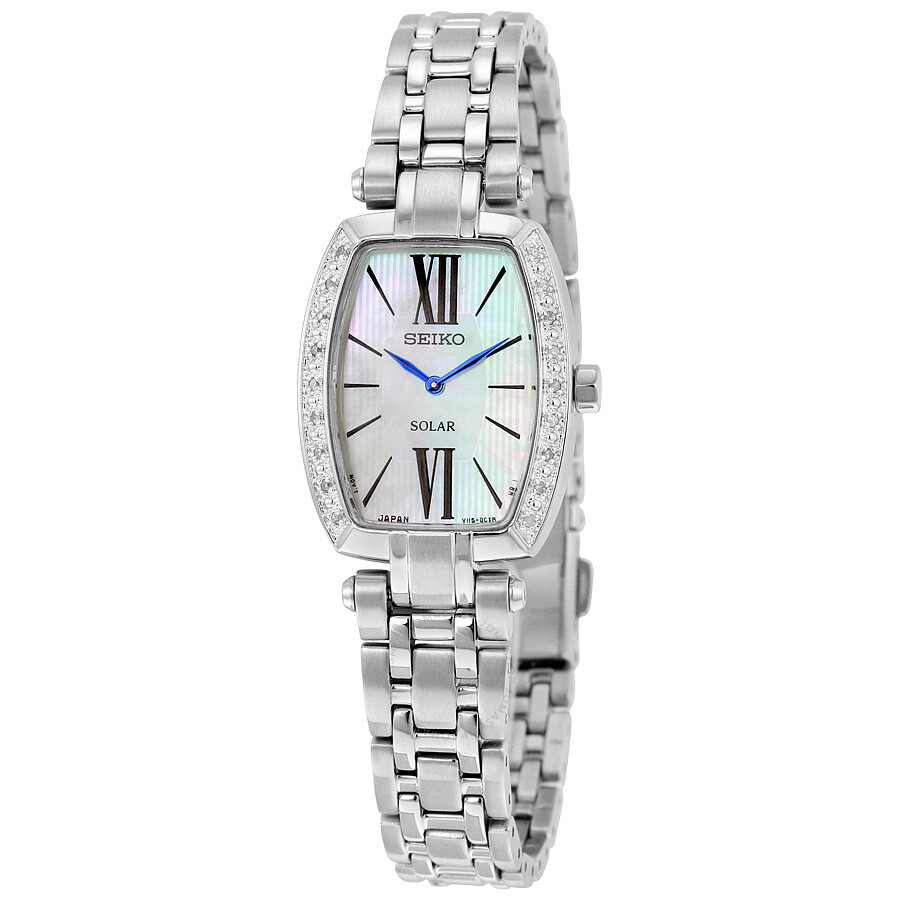 Tressia Mother of Pearl Dial Stainless Steel Diamond Ladies Watch
