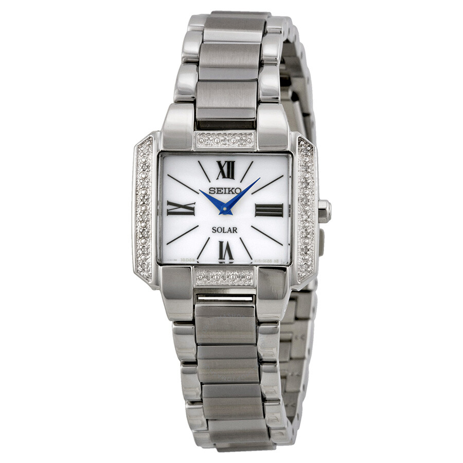 Tressia White Dial Stainless Steel Ladies Watch