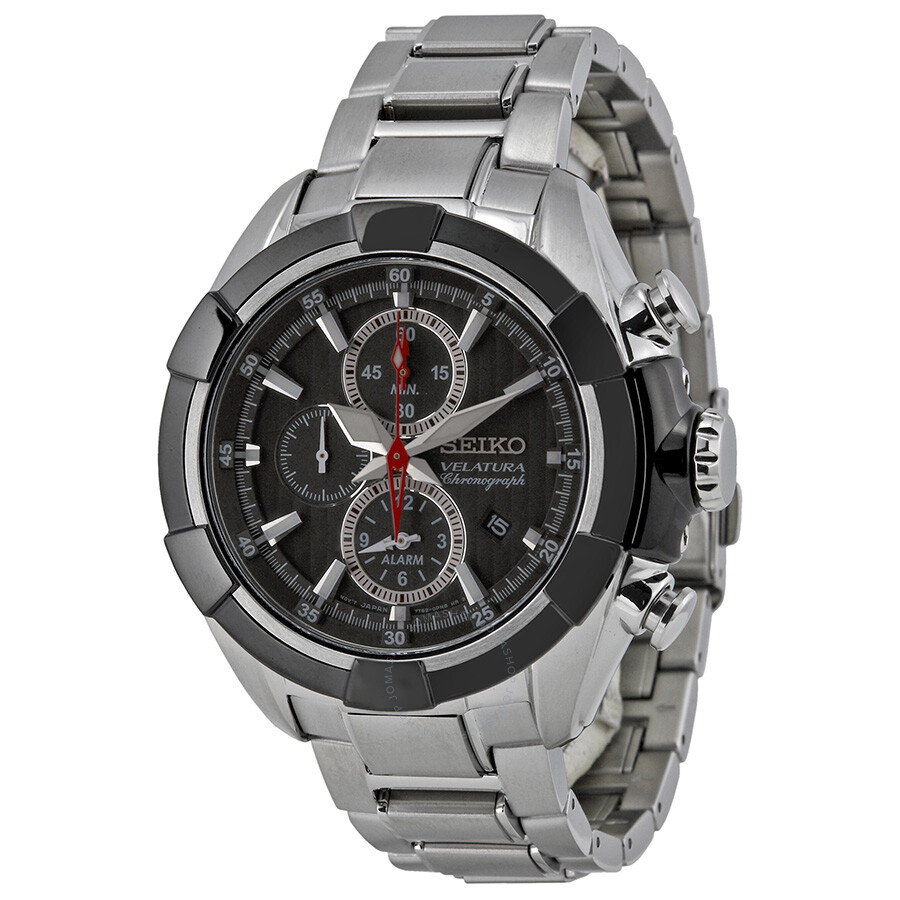 Velatura Black Dial Stainless Steel Men's Watch