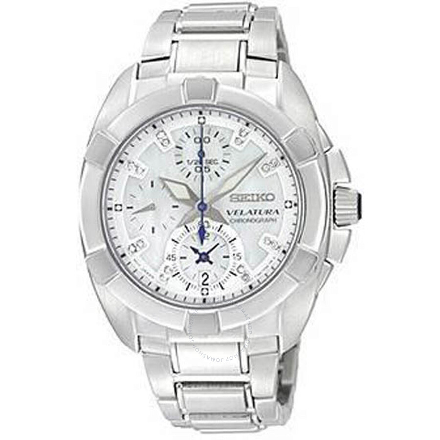 Velatura Chronograph White Dial Stainless Steel Men's Watch