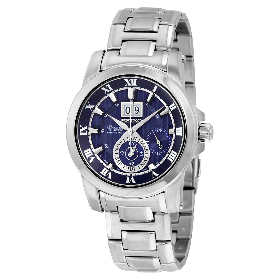 Velatura Kinetic Blue Dial Stainless Steel Men's Watch