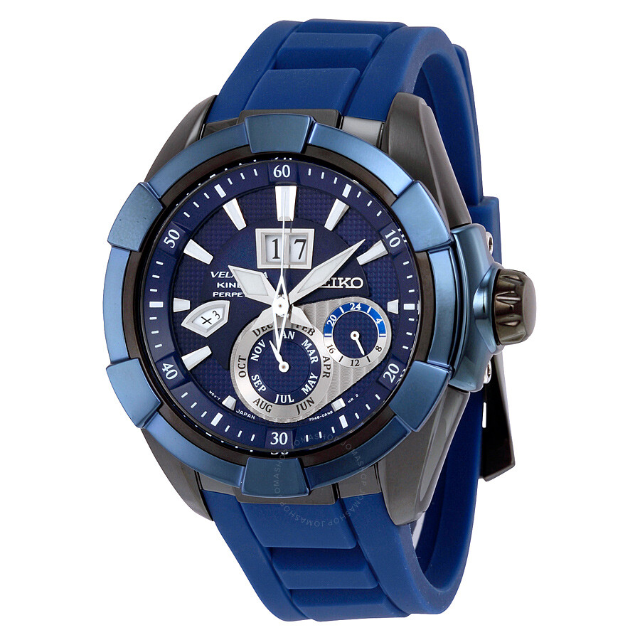 Velatura Kinetic Perpetual Blue Dial Men's Watch