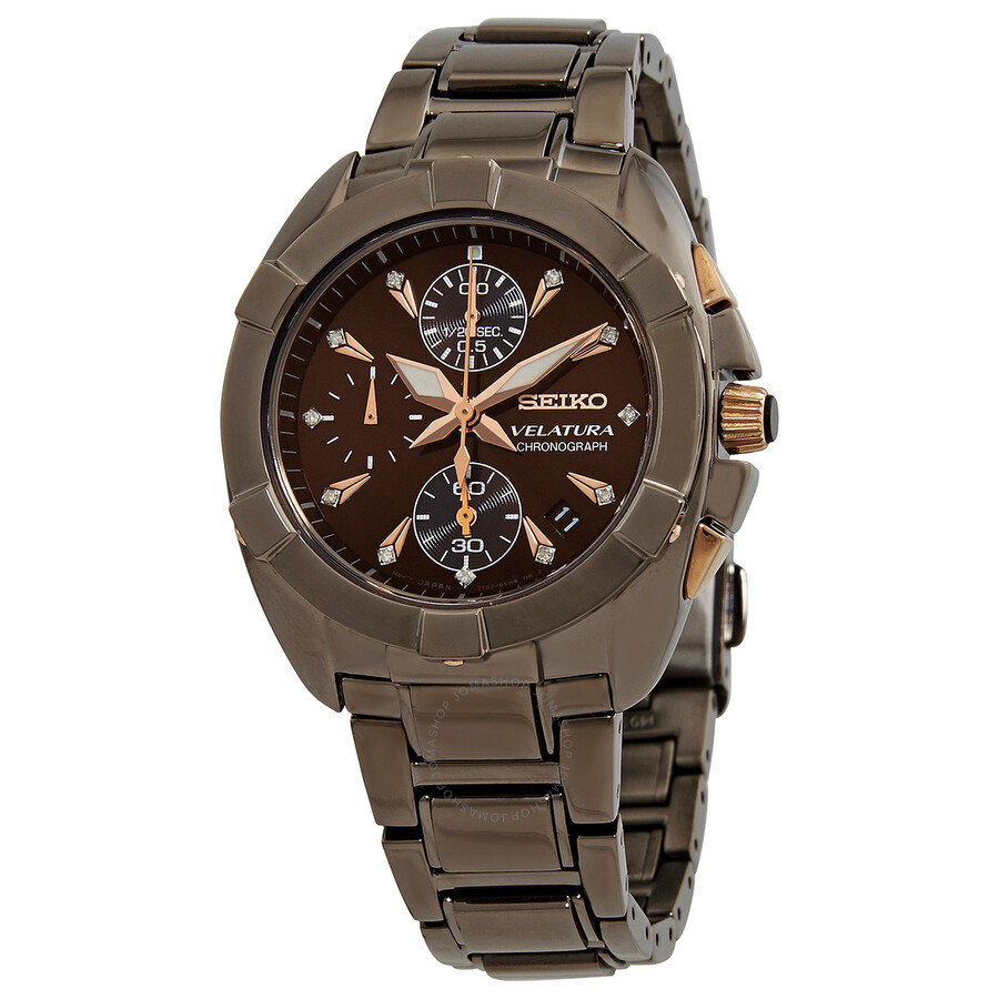 Velatura Quartz Diamond Brown Dial Men's Watch