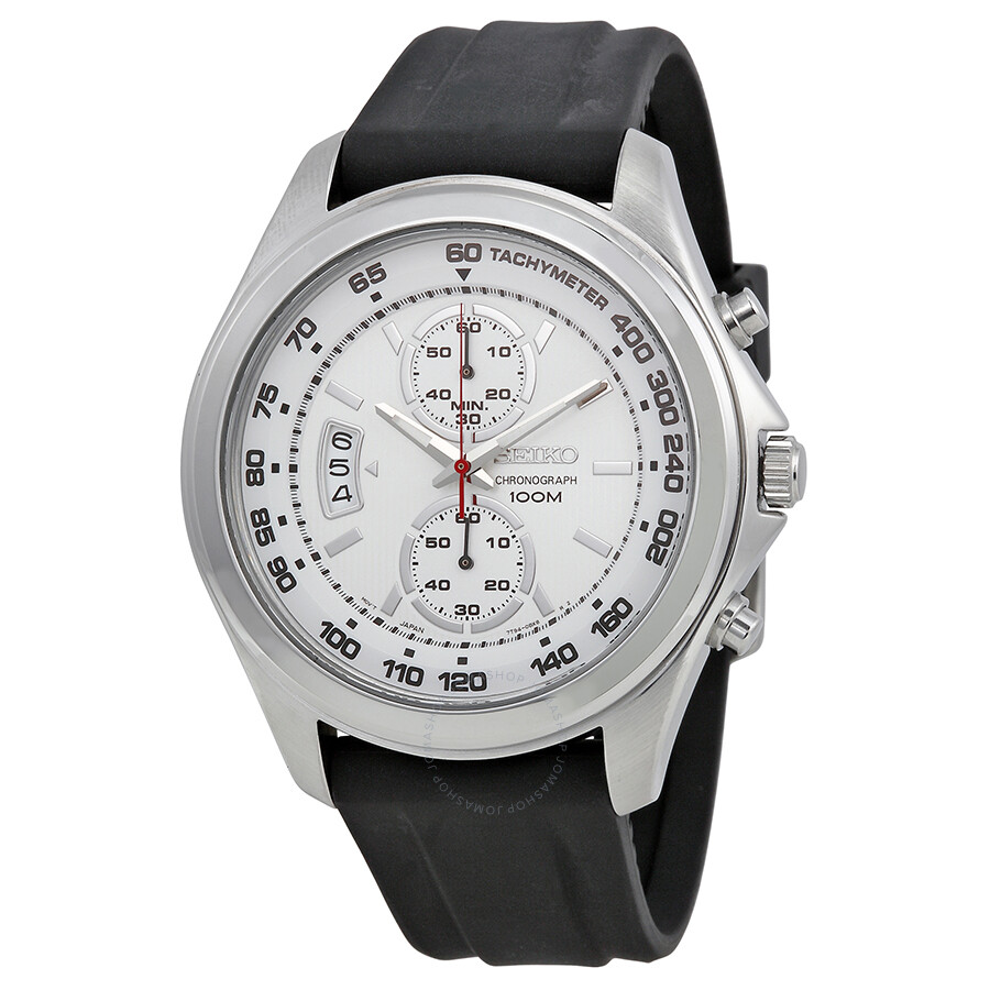 White Dial Chronograph White Dial Men's Watch