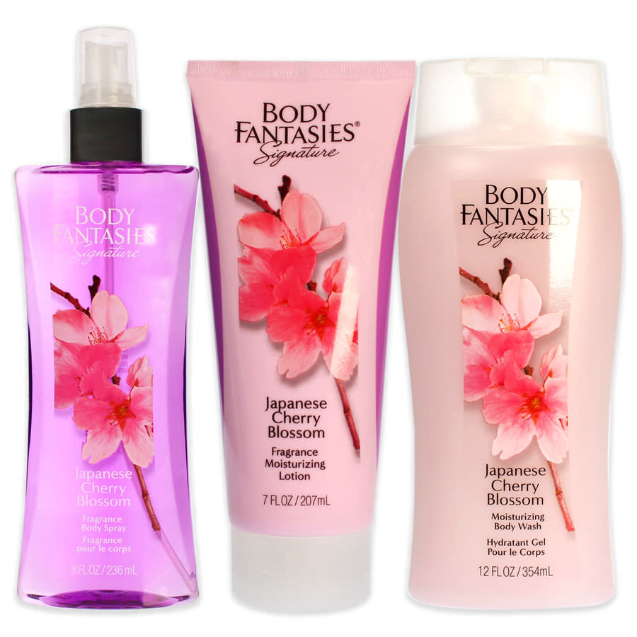 Body Fantasies Signature Japanese Cherry Blossom Set by Body Fantasies