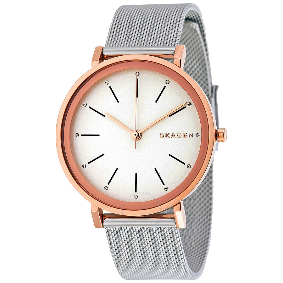 Hald Silver Two Tone Stainless Steel Ladies Watch