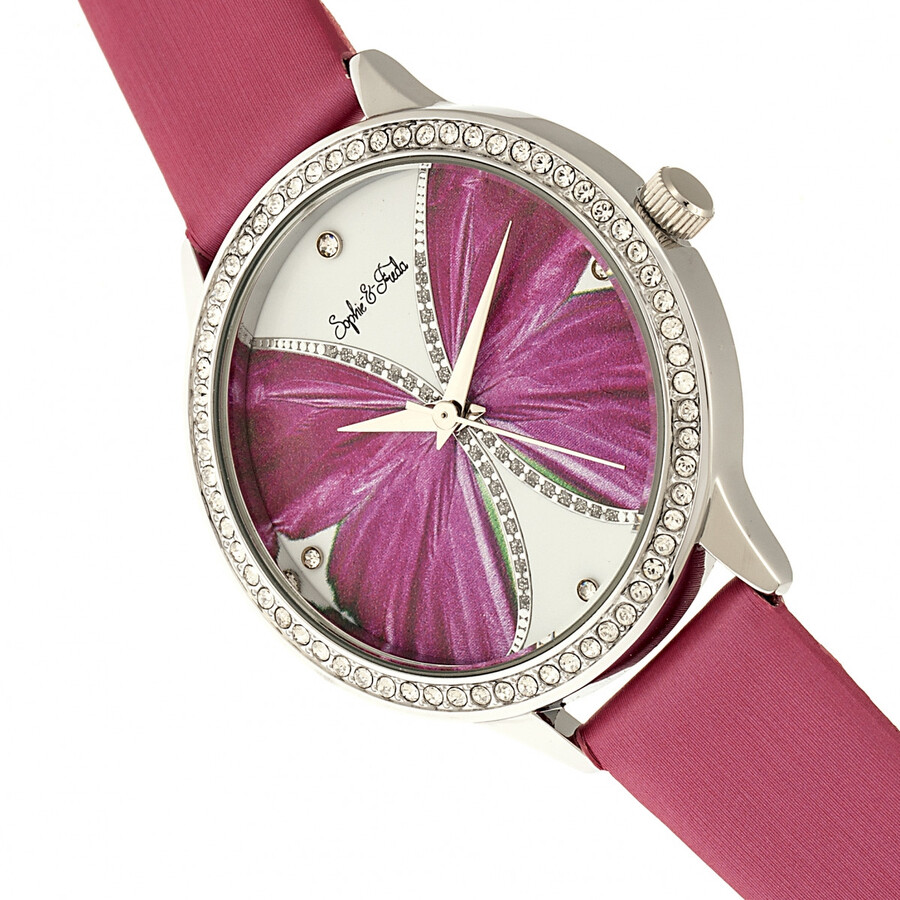 Sophie And Freda Rio Grande Quartz Crystal White Dial Ladies Watch ...