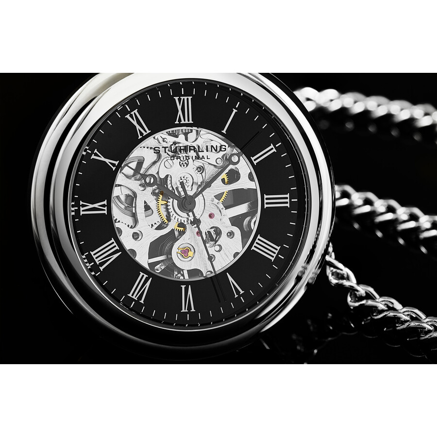 Stuhrling Original Legacy Hand Wind Black Dial Men's Watch M16759