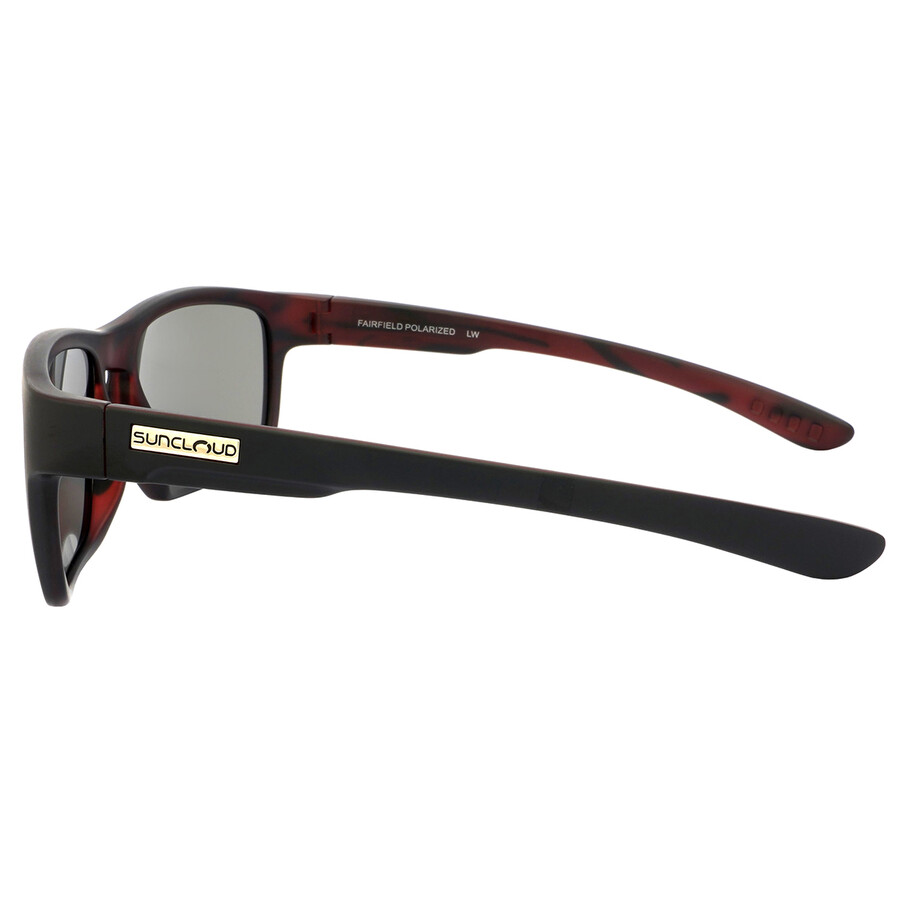 Suncloud Fairfield Polarized Grey Rectangular Men's Sunglasses 203232