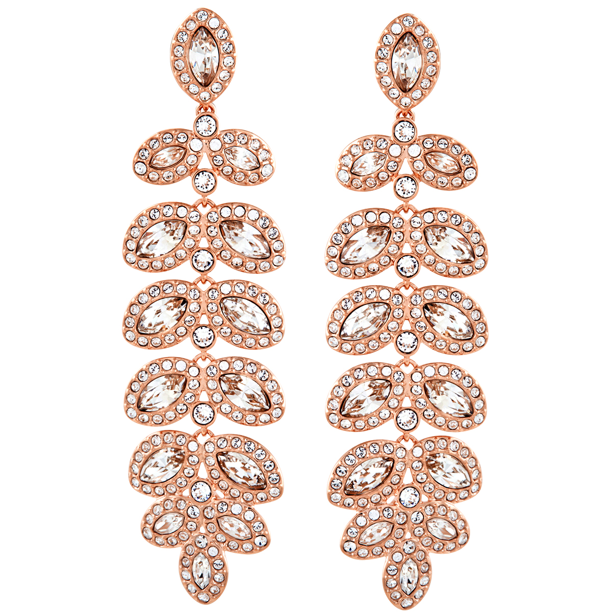 Swarovski Baron Ladies Rose Gold Plated 
