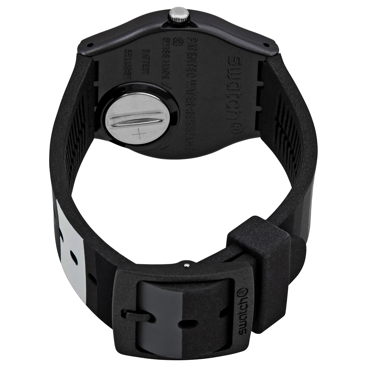Swatch BLACKERALDA Quartz Black Dial Ladies Watch GB430 GB430 - Swatch,  Other - Jomashop