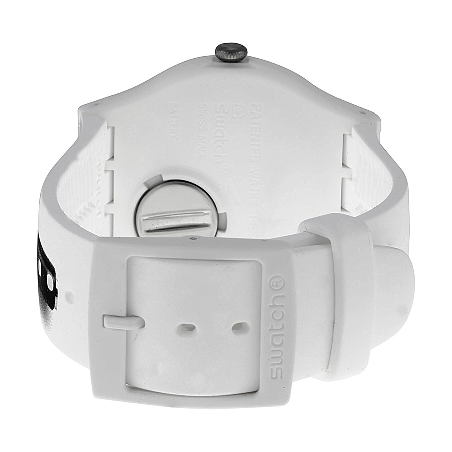 white dial watch strap