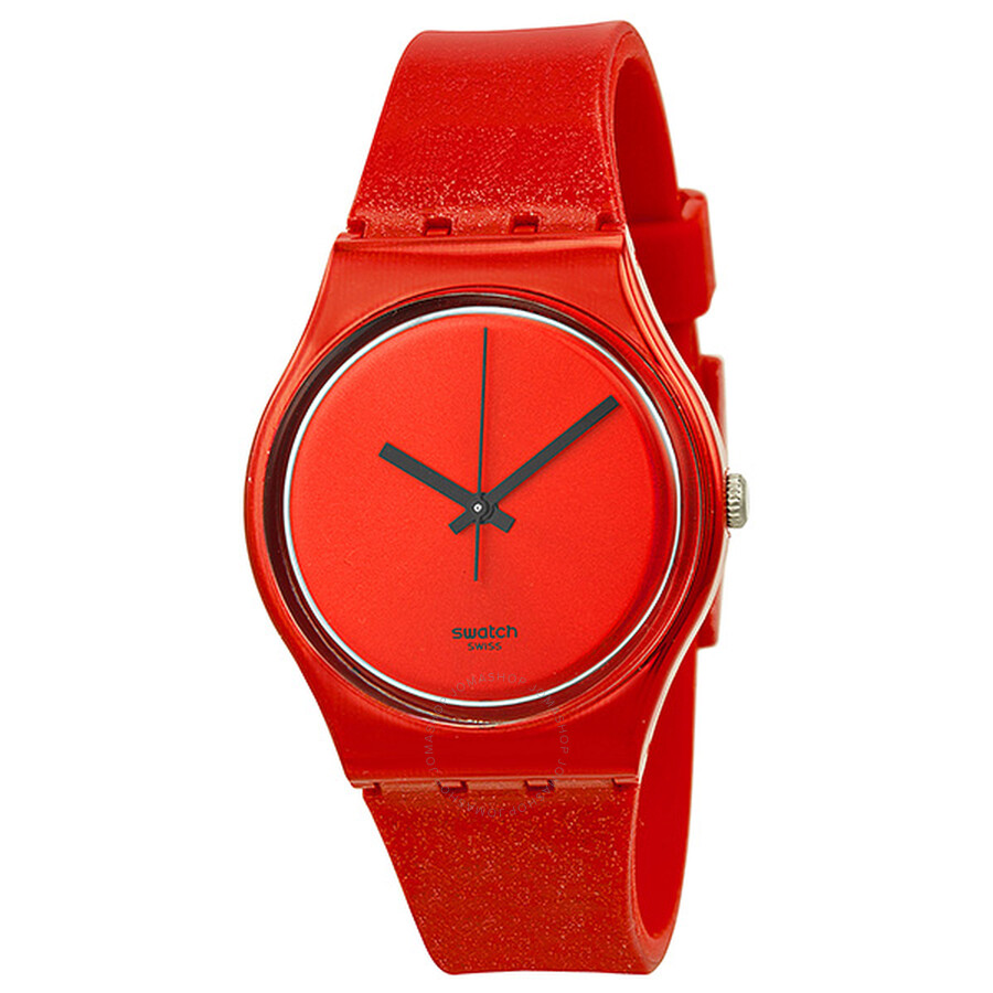 Originals Intense Red Dial Silicone Men's Watch