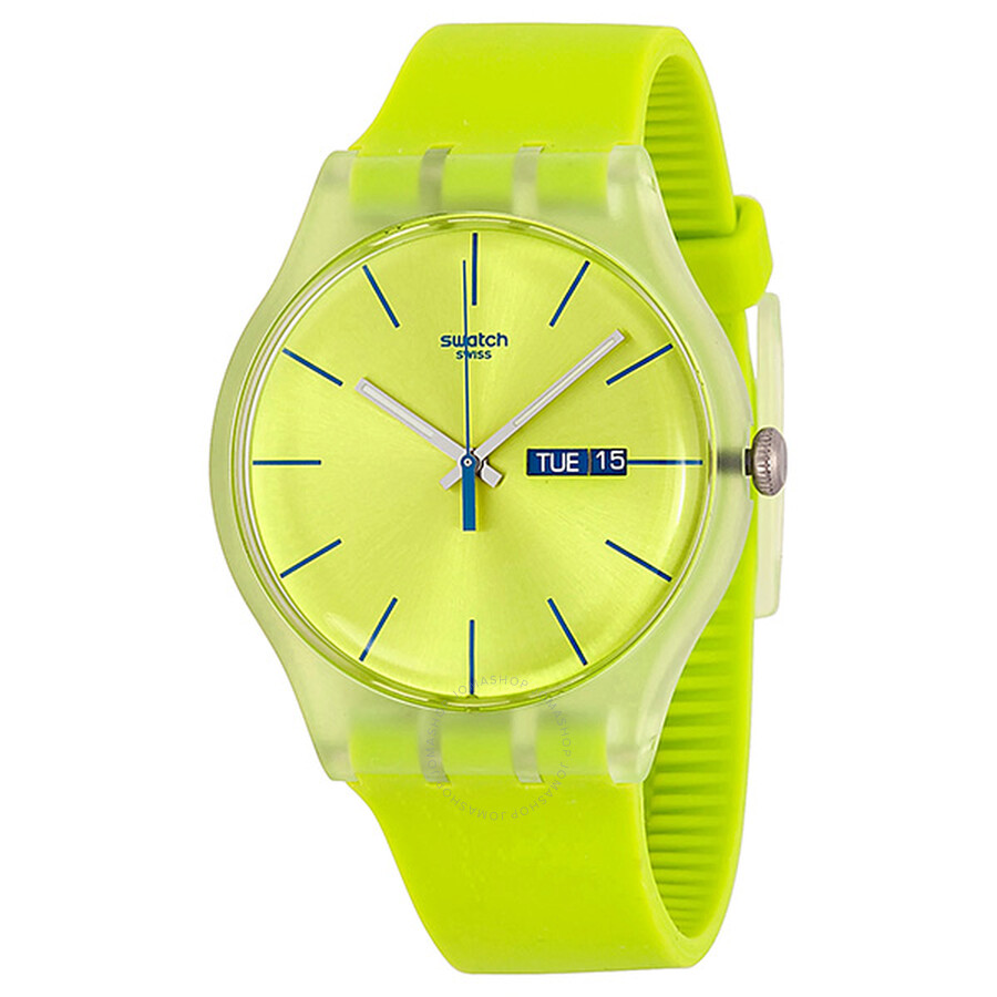 Originals Lime Rebel Green Dial Silicone Men's Watch