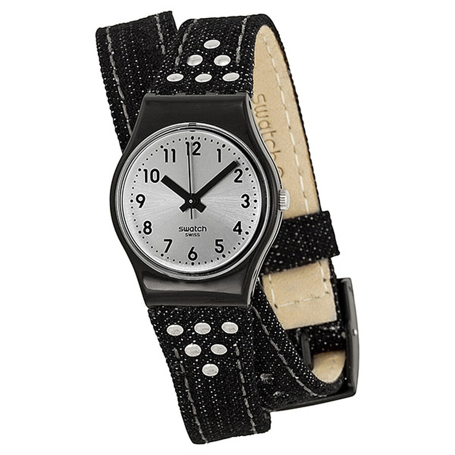 Originals Rock Rivet Grey Dial Black Textile Ladies Watch