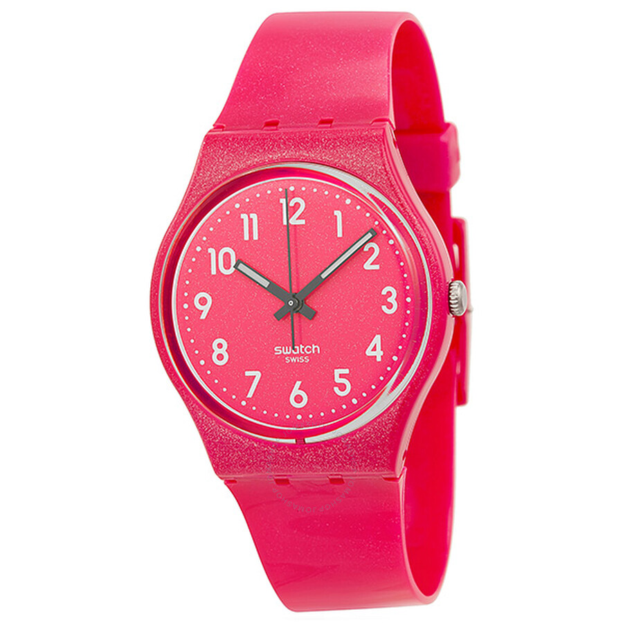 Orignals Flake Rubine Pink Dial Plastic Unisex Watch