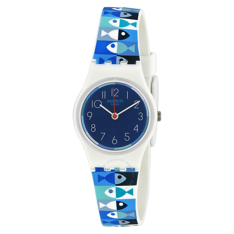 Oula Group Blue Dial Blue Silicone Ladies Watch