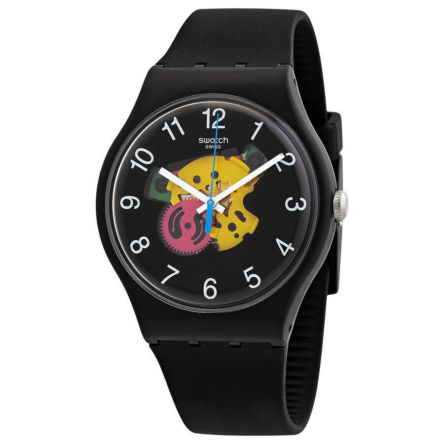 Patchwork Quartz Black Dial Unisex Watch