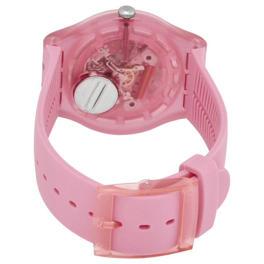 Swatch Pink Rebel Quartz Pink Dial Ladies Watch SUOP700 054362253772 -  Watches, Other - Jomashop