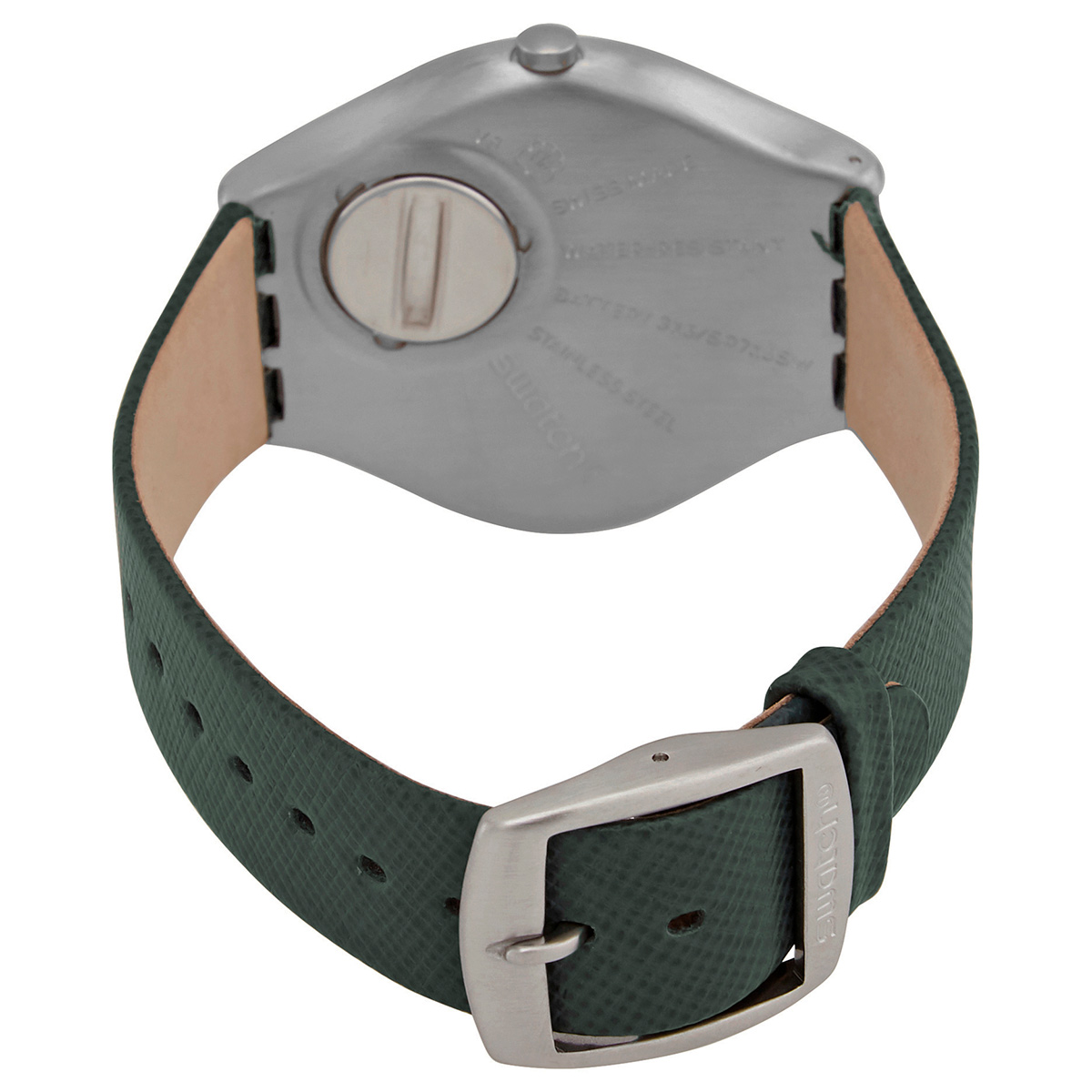 Swatch Skinpetrol Quartz Green Dial Unisex Watch SYXS121 SYXS121  7610522809673 - Swatch, Skin - Jomashop