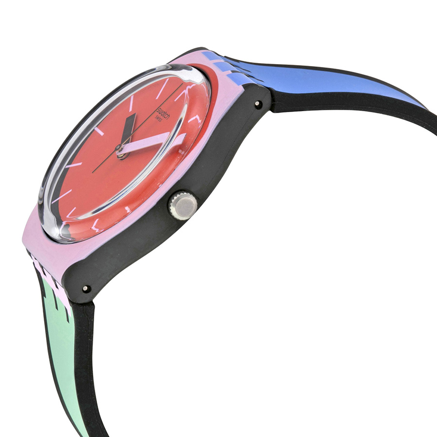 Swatch Sport Mixer Orange Dial Multicolor Silicone Watch GB286 GB286  054362687447 - Swatch, Other - Jomashop