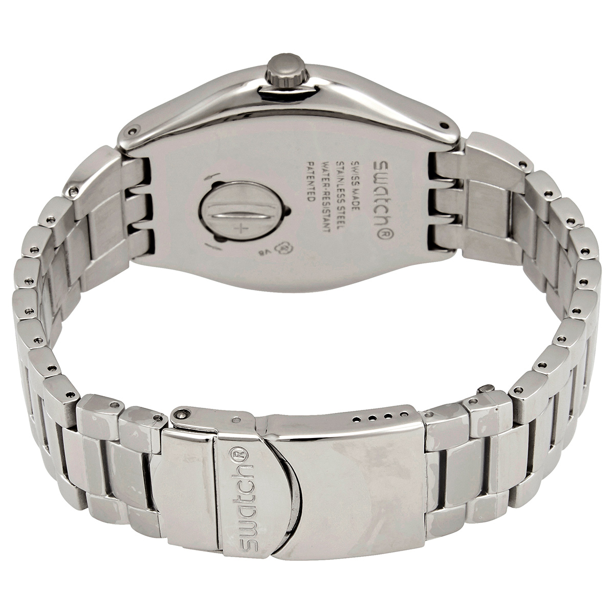 Swatch Zio Argento Silver Dial Men's Watch YWS100G 7610522287945 - Watches  - Jomashop