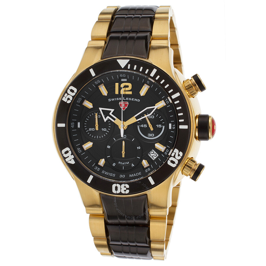 Sharkarma Chronograph Men's Watch 14083SM-YG-11-BB