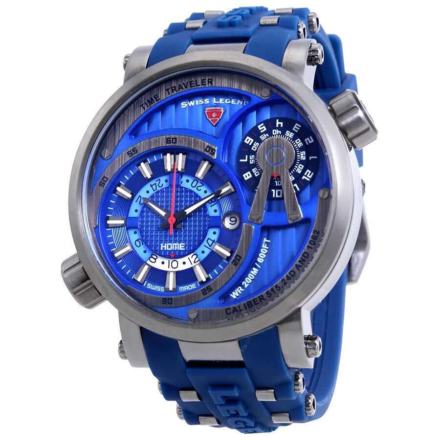 Time Traveler Blue Dial Men's Watch