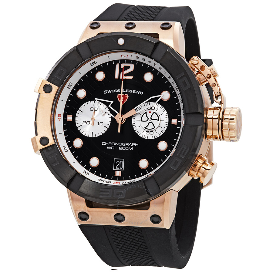 Triton Chronograph Black Dial Watch