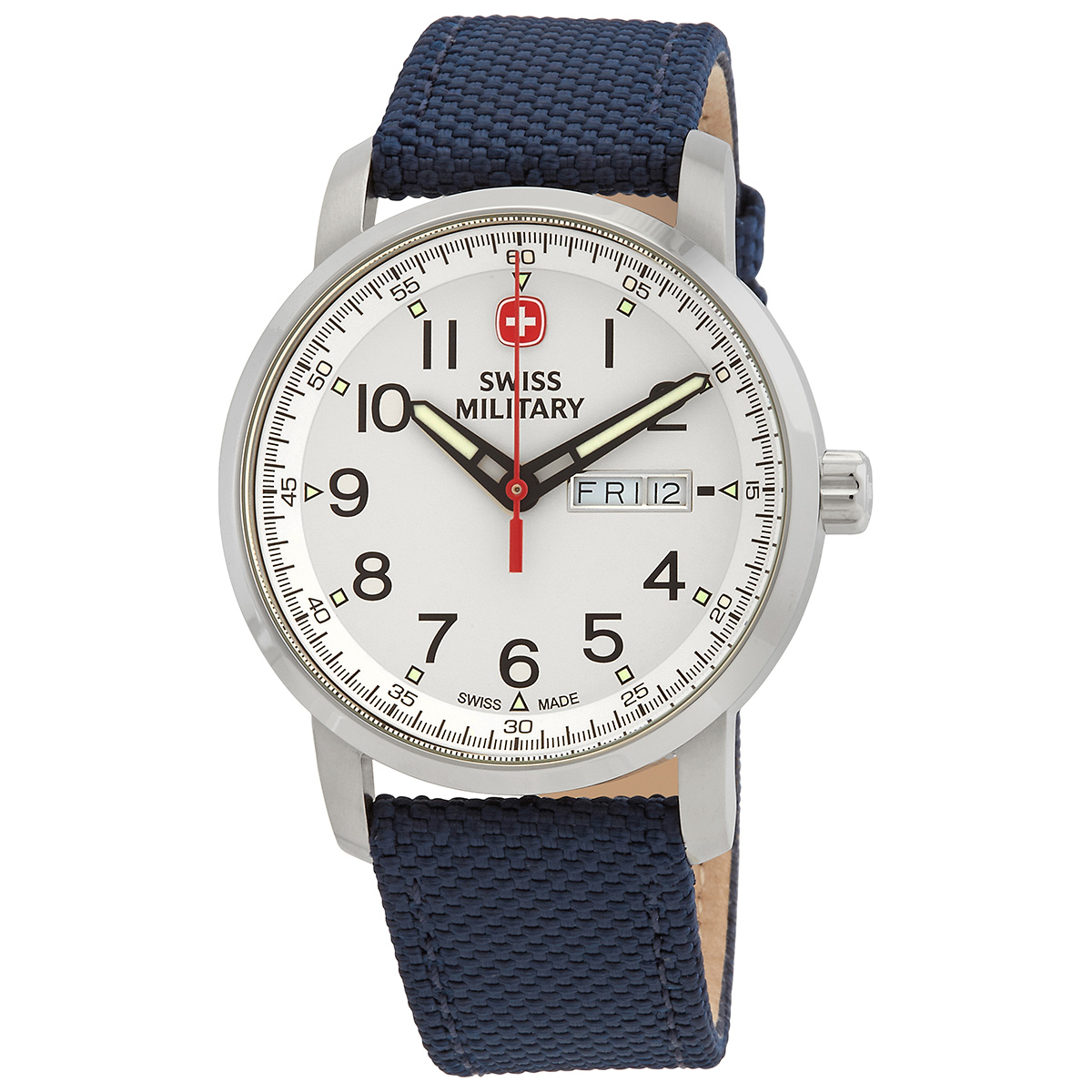 Swiss Military Attitude Quartz White Dial Men's Watch 01.1541.313