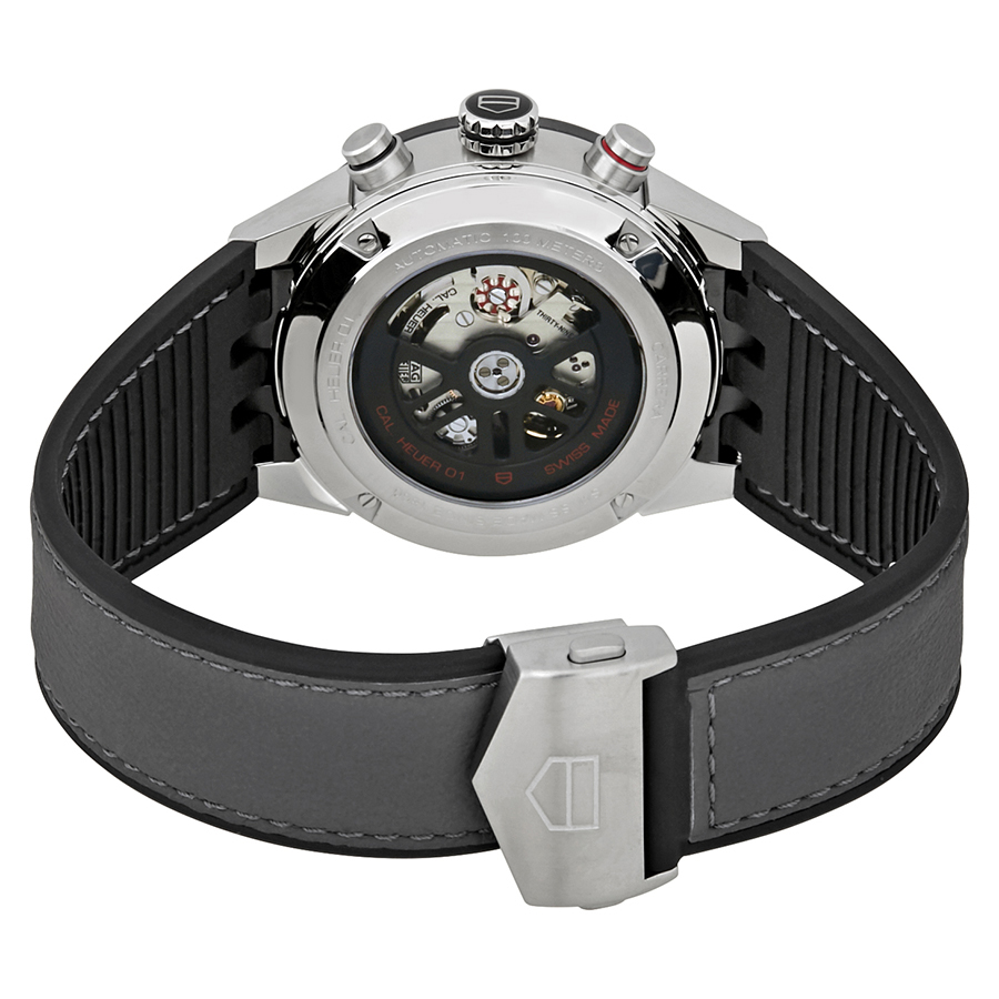 Tag Heuer Carrera Chronograph Automatic Men's Watch CAR201W.FT6095 CAR201W. FT6095 7612533128255 - Tag Heuer, Carrera - Jomashop