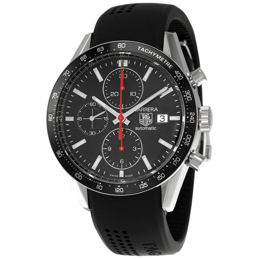 Tag Heuer Carrera Classic Tachymeter Black Men's Watch CV2014.FT6007